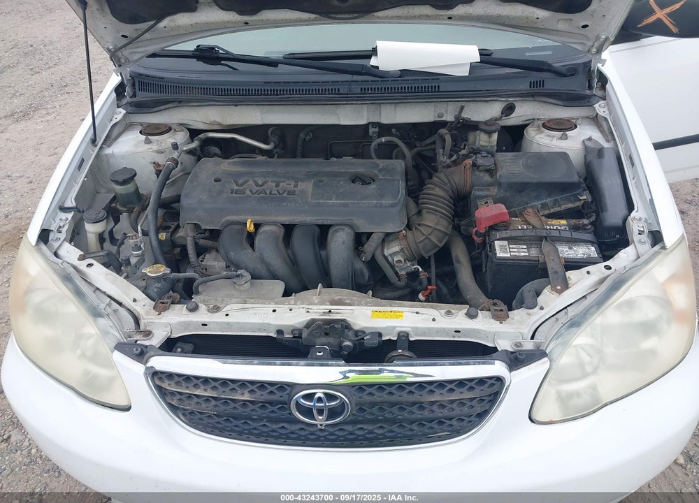 2006 TOYOTA COROLLA VIN: 2T1BR32E96C687244