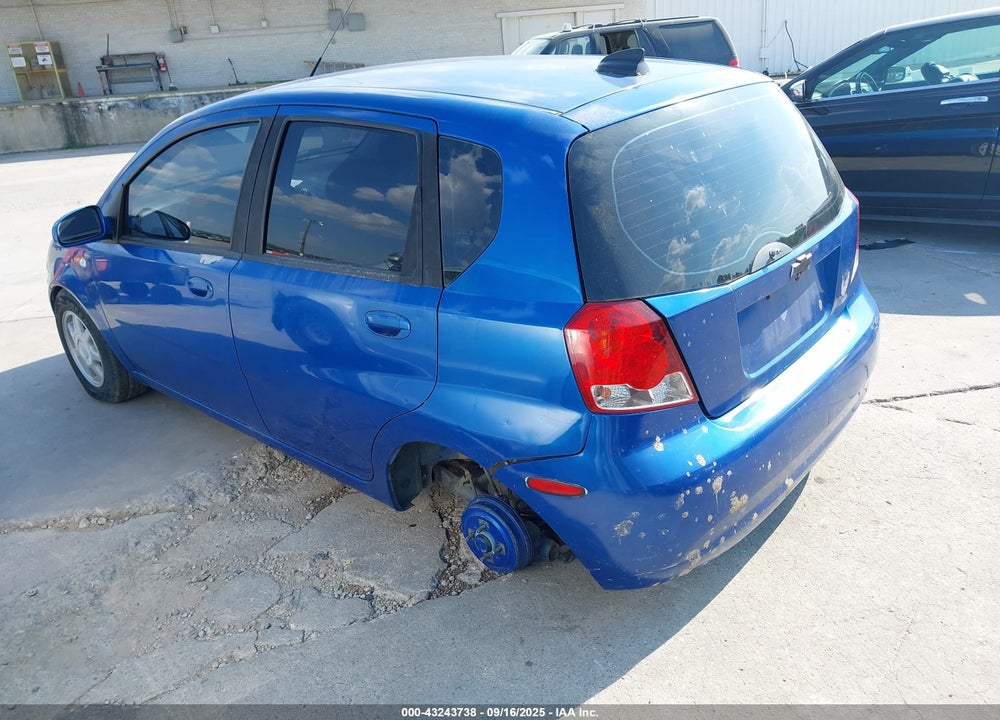 2008 CHEVROLET AVEO 5 SPECIAL VALUE VIN: KL1TD66688B271329