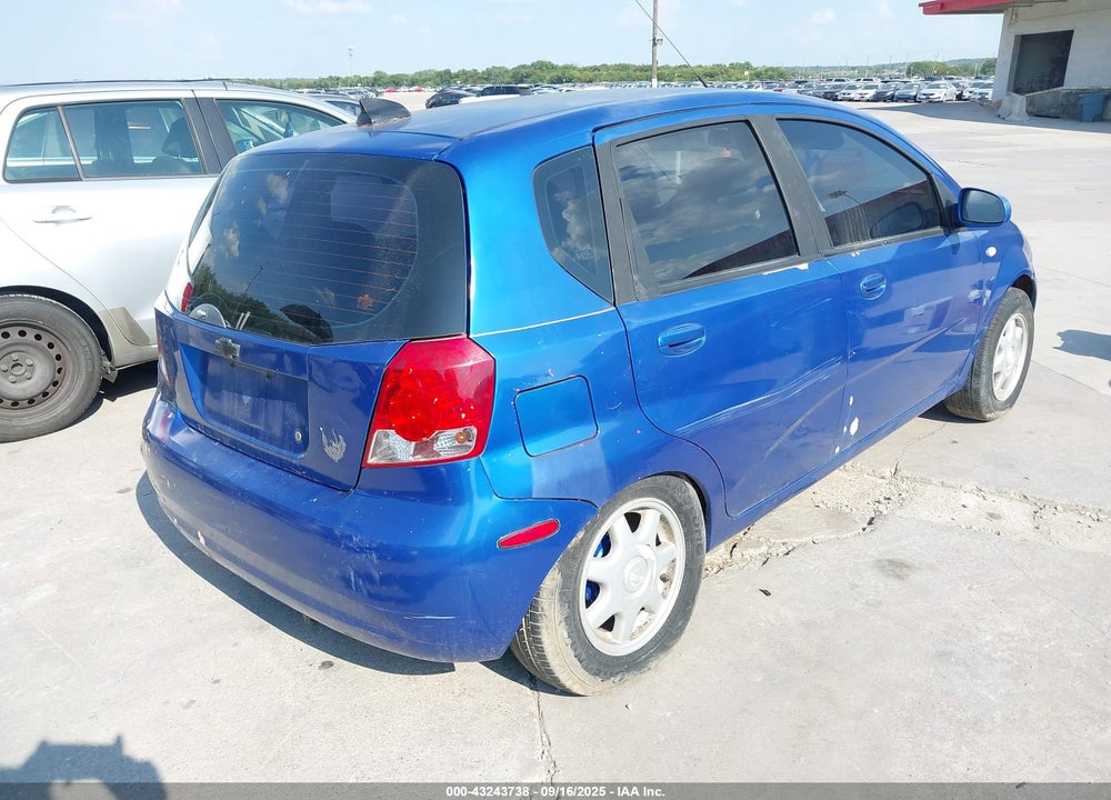 2008 CHEVROLET AVEO 5 SPECIAL VALUE VIN: KL1TD66688B271329