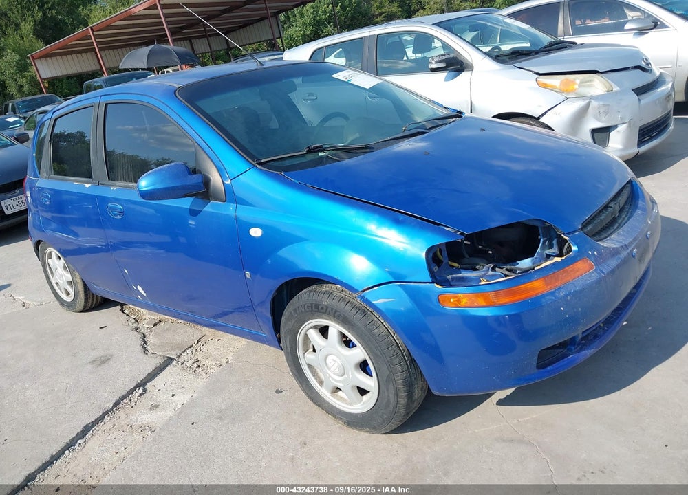 2008 CHEVROLET AVEO 5 SPECIAL VALUE VIN: KL1TD66688B271329