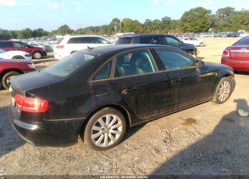 2012 AUDI A4 2.0T PREMIUM VIN: WAUAFAFL5CN021098