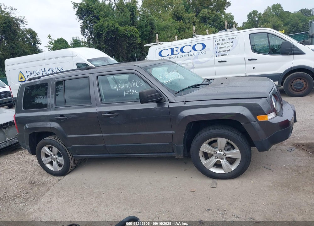 2016 JEEP PATRIOT VIN: 1C4NJRFBXGD724412