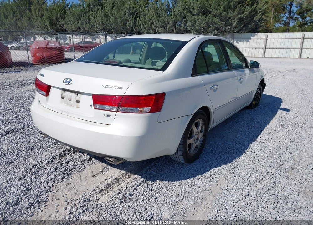 2006 HYUNDAI SONATA GLS V6/LX V6 VIN: 5NPEU46F96H134501