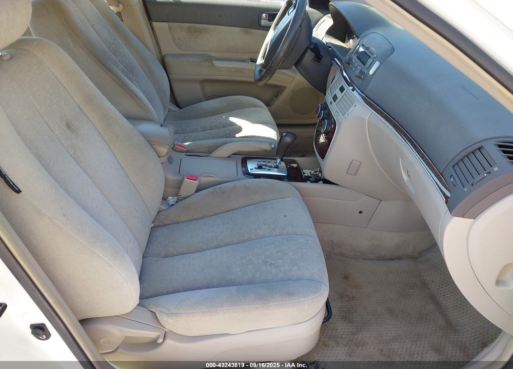 2006 HYUNDAI SONATA GLS V6/LX V6 VIN: 5NPEU46F96H134501