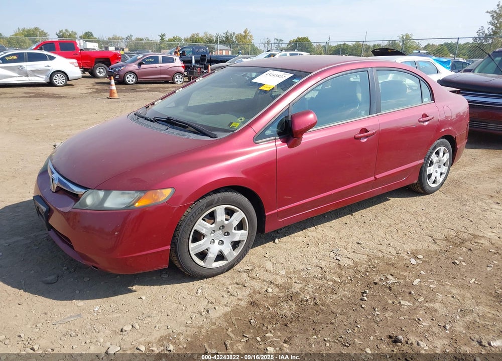 2006 HONDA CIVIC LX VIN: 1HGFA16586L033109