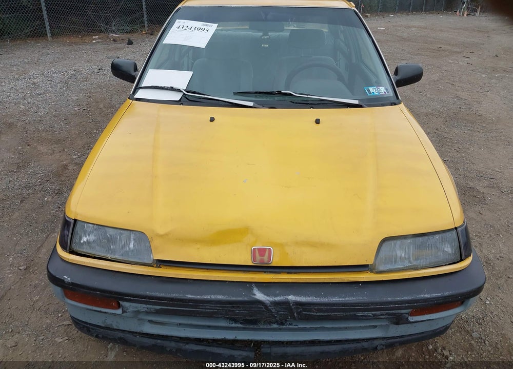 1988 HONDA CIVIC DX VIN: 1HGED3644JA036535