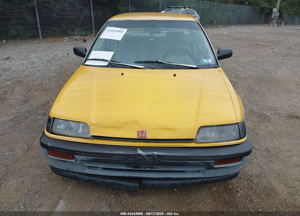 1988 HONDA CIVIC DX VIN: 1HGED3644JA036535