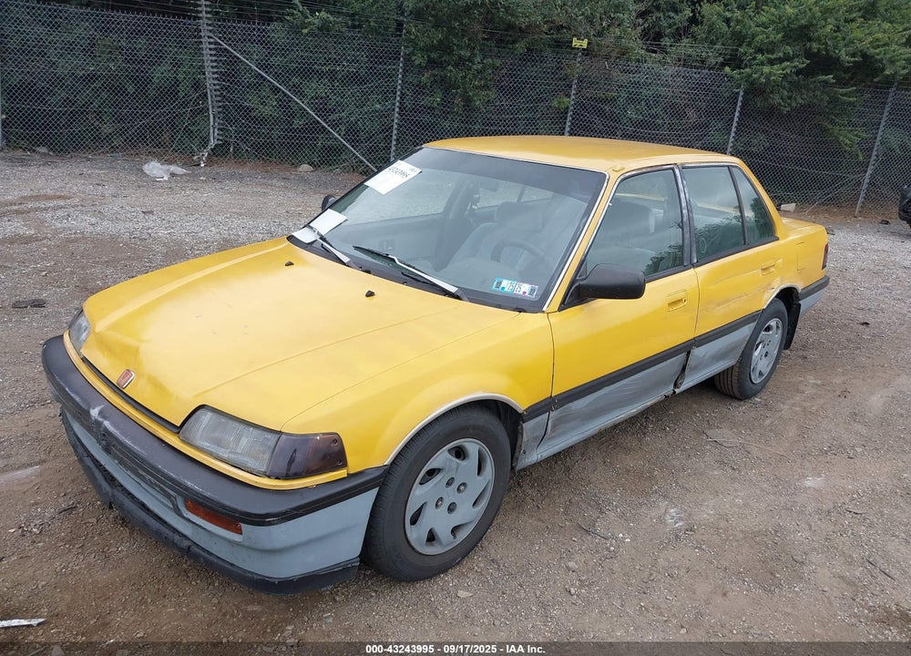 1988 HONDA CIVIC DX VIN: 1HGED3644JA036535