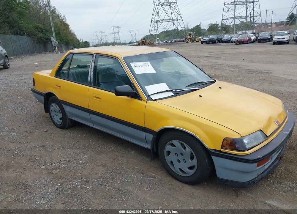 1988 HONDA CIVIC DX VIN: 1HGED3644JA036535