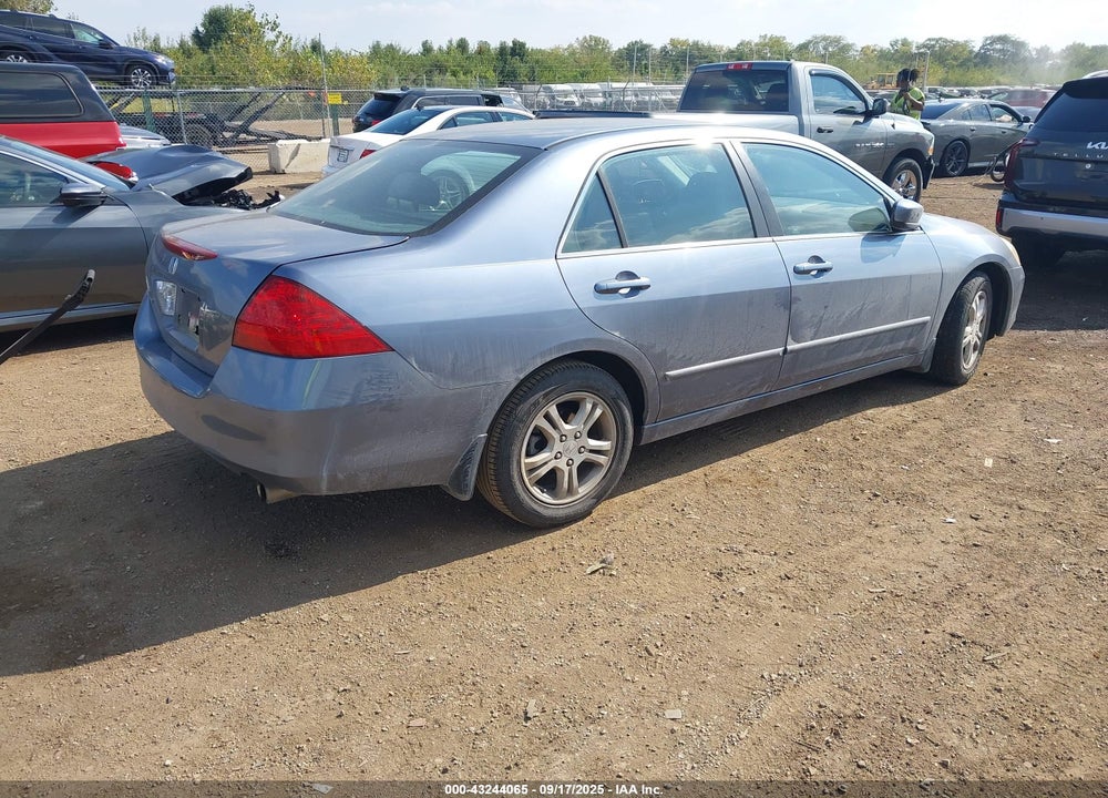 2007 HONDA ACCORD 2.4 EX VIN: 1HGCM56787A143495