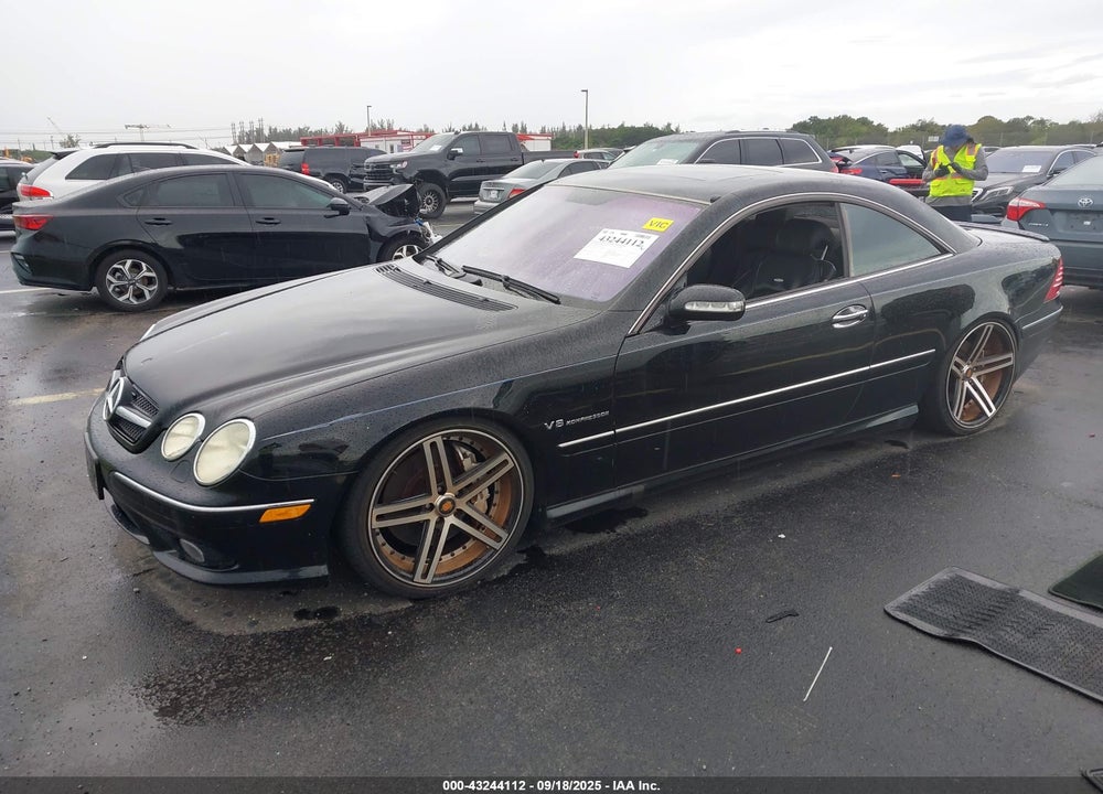 2003 MERCEDES-BENZ CL 55 AMG VIN: WDBPJ74J43A035192