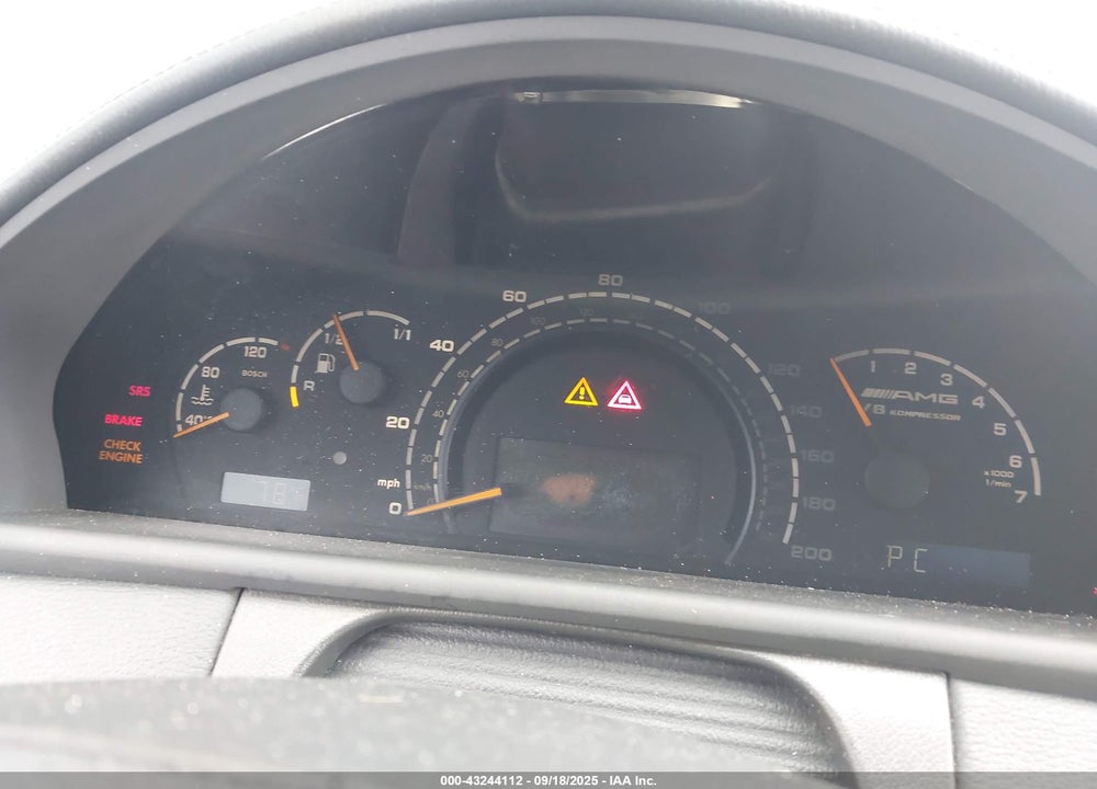 2003 MERCEDES-BENZ CL 55 AMG VIN: WDBPJ74J43A035192