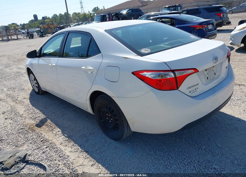 2016 TOYOTA COROLLA VIN: 2T1BURHE3GC693051