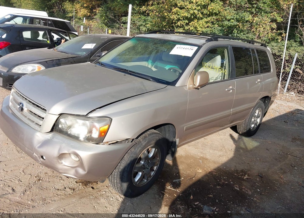 2005 TOYOTA HIGHLANDER V6 VIN: JTEEP21A750104640
