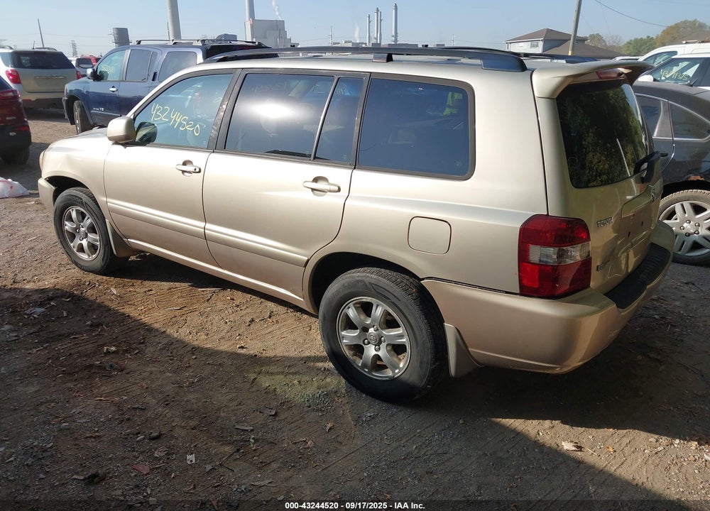 2005 TOYOTA HIGHLANDER V6 VIN: JTEEP21A750104640
