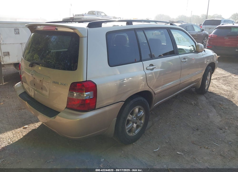 2005 TOYOTA HIGHLANDER V6 VIN: JTEEP21A750104640