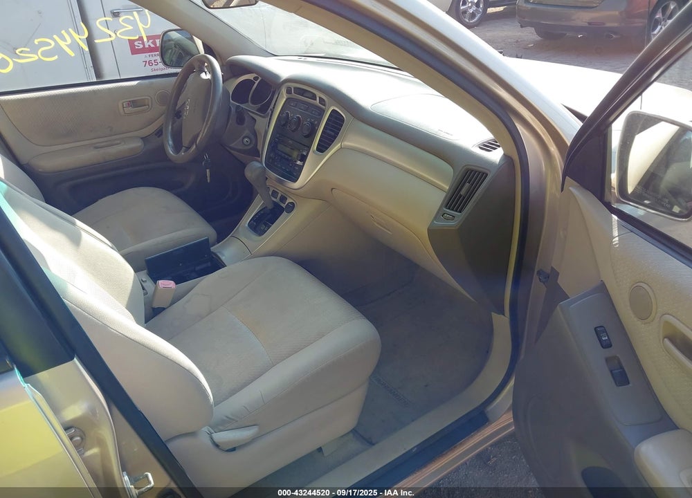 2005 TOYOTA HIGHLANDER V6 VIN: JTEEP21A750104640