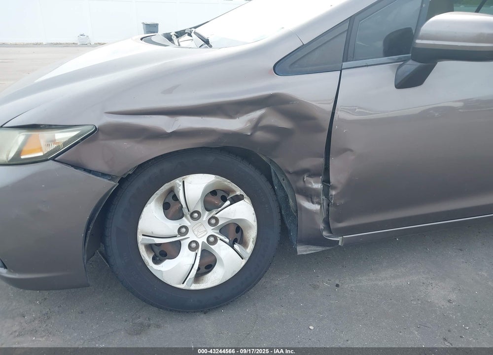 2014 HONDA CIVIC LX VIN: 19XFB2F52EE018257