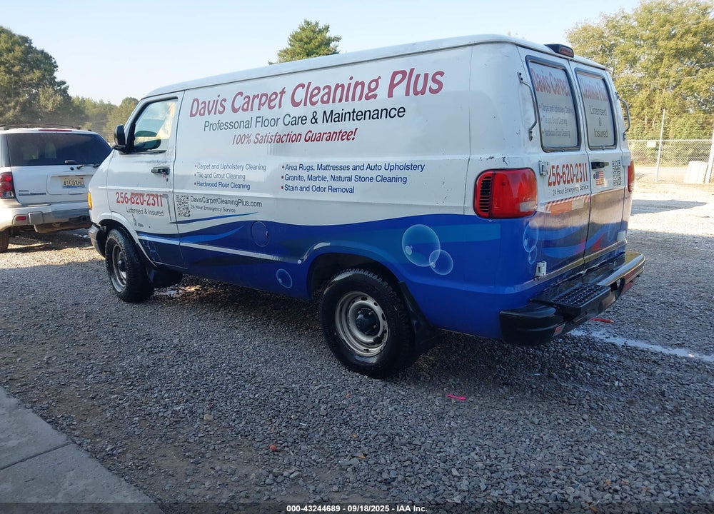 1998 DODGE RAM VAN 1500 COMMERCIAL/CONVERSION VIN: 2B7HB11X6WK147915