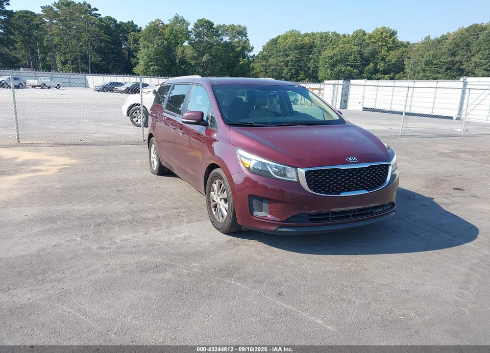 2017 KIA SEDONA LX VIN: KNDMB5C18H6278912