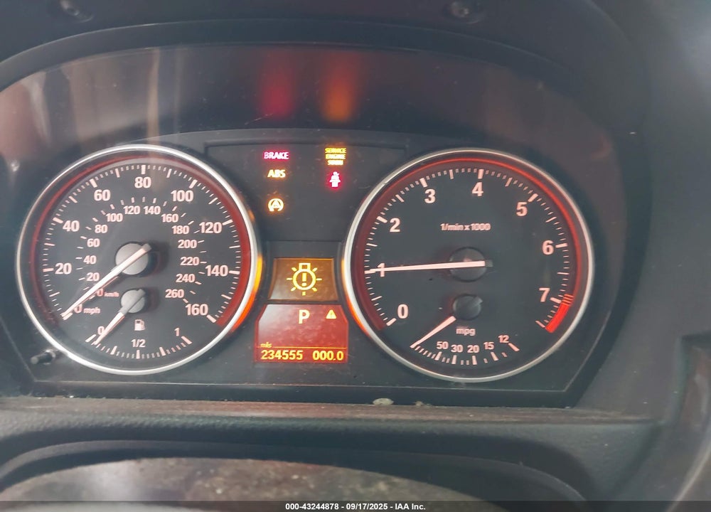 2008 BMW 328I VIN: WBAVA37568NL49181