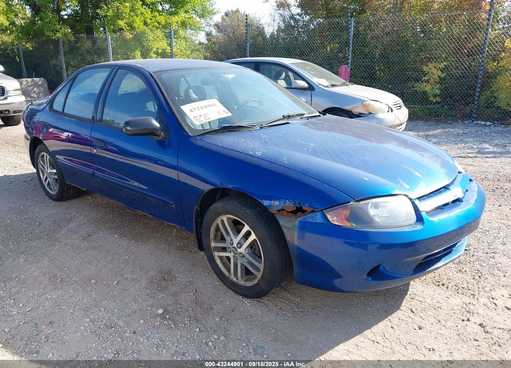 2004 CHEVROLET CAVALIER VIN: 1G1JC52F847187214