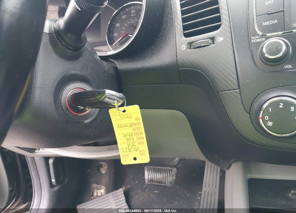 2014 KIA FORTE VIN: KNAFX4A81E5232227