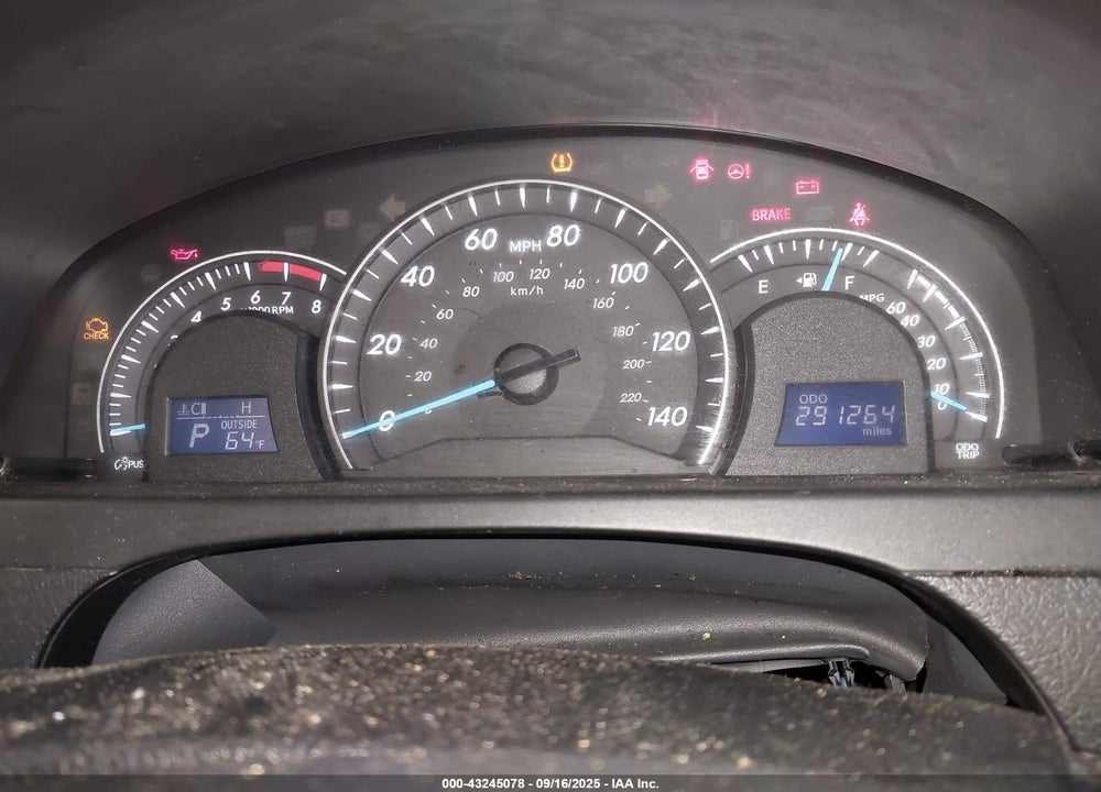 2012 TOYOTA CAMRY VIN: 4T1BF1FK5CU518622