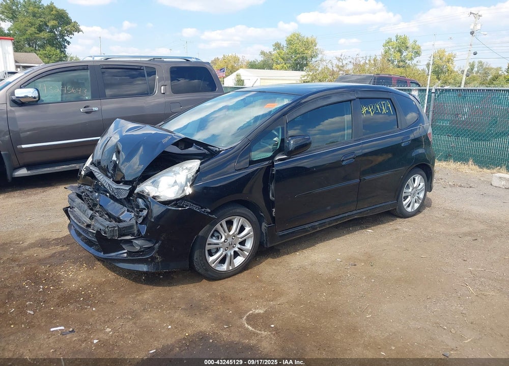2009 HONDA FIT VIN: JHMGE88639S019309