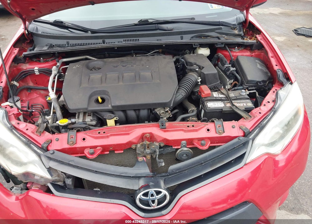2014 TOYOTA COROLLA LE VIN: 5YFBURHE2EP052762