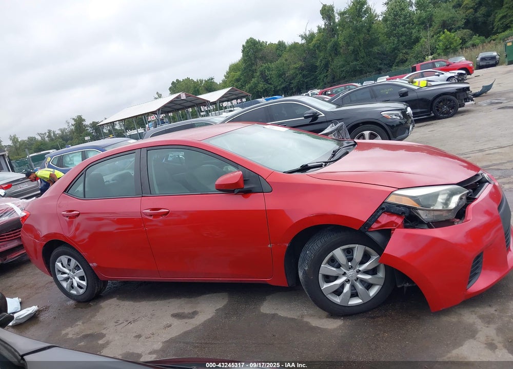 2014 TOYOTA COROLLA LE VIN: 5YFBURHE2EP052762