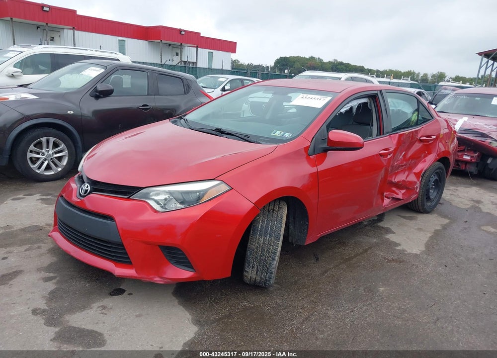 2014 TOYOTA COROLLA LE VIN: 5YFBURHE2EP052762