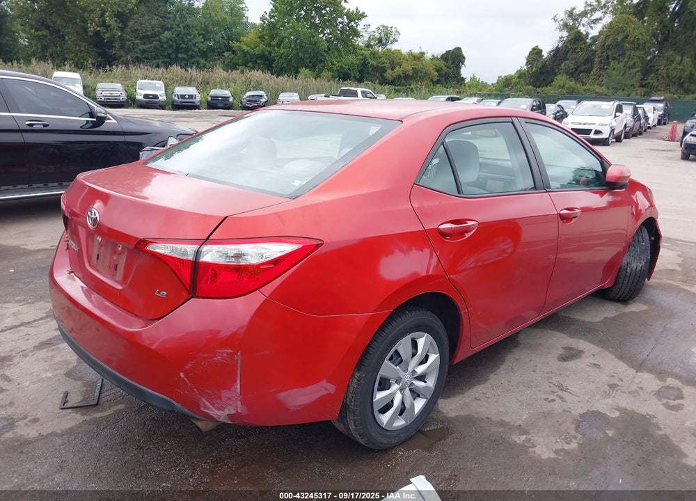 2014 TOYOTA COROLLA LE VIN: 5YFBURHE2EP052762