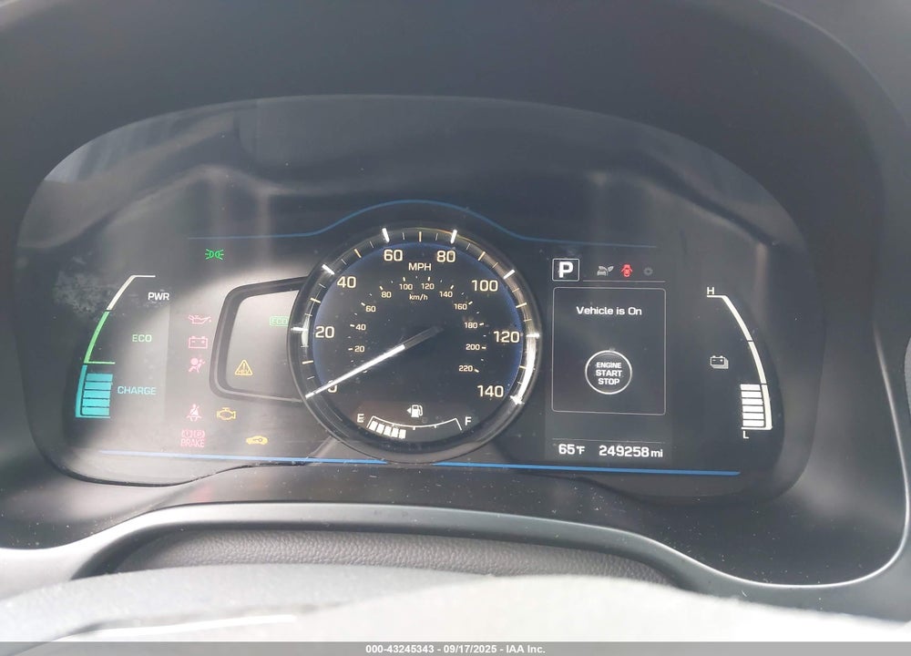 2019 HYUNDAI IONIQ HYBRID BLUE VIN: KMHC65LC6KU111108