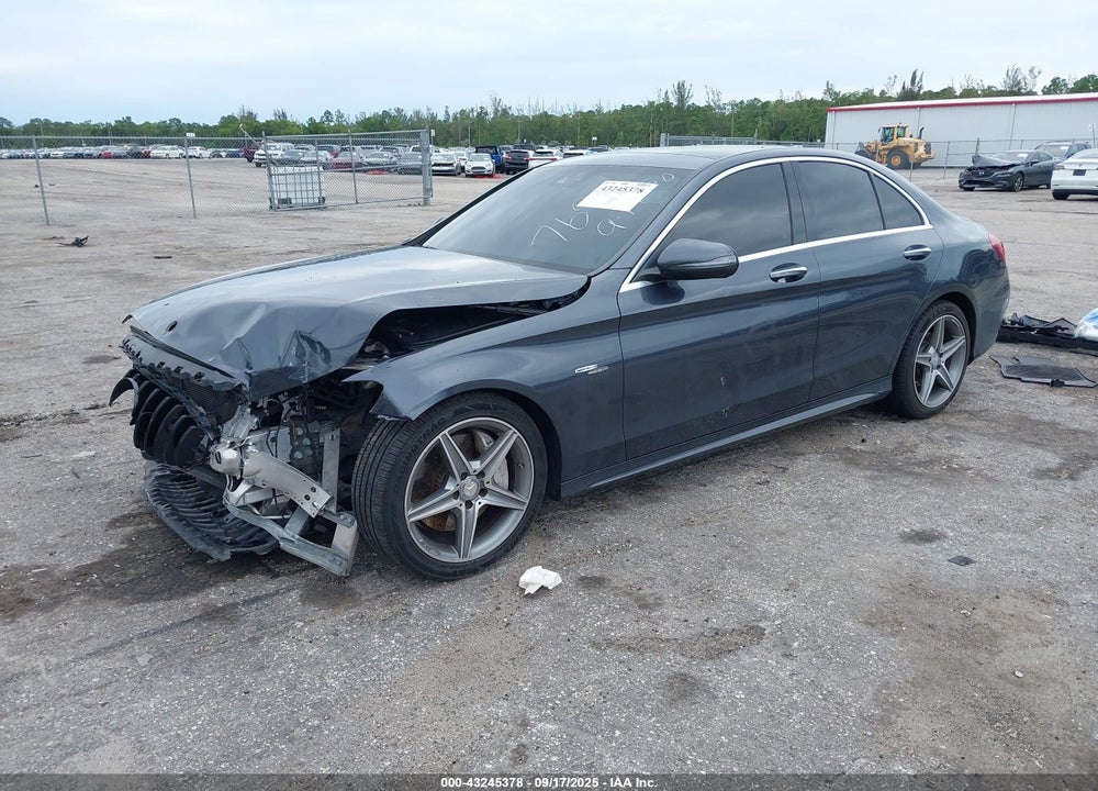 2016 MERCEDES-BENZ C CLASS VIN: WDDWF4JB1GR147696