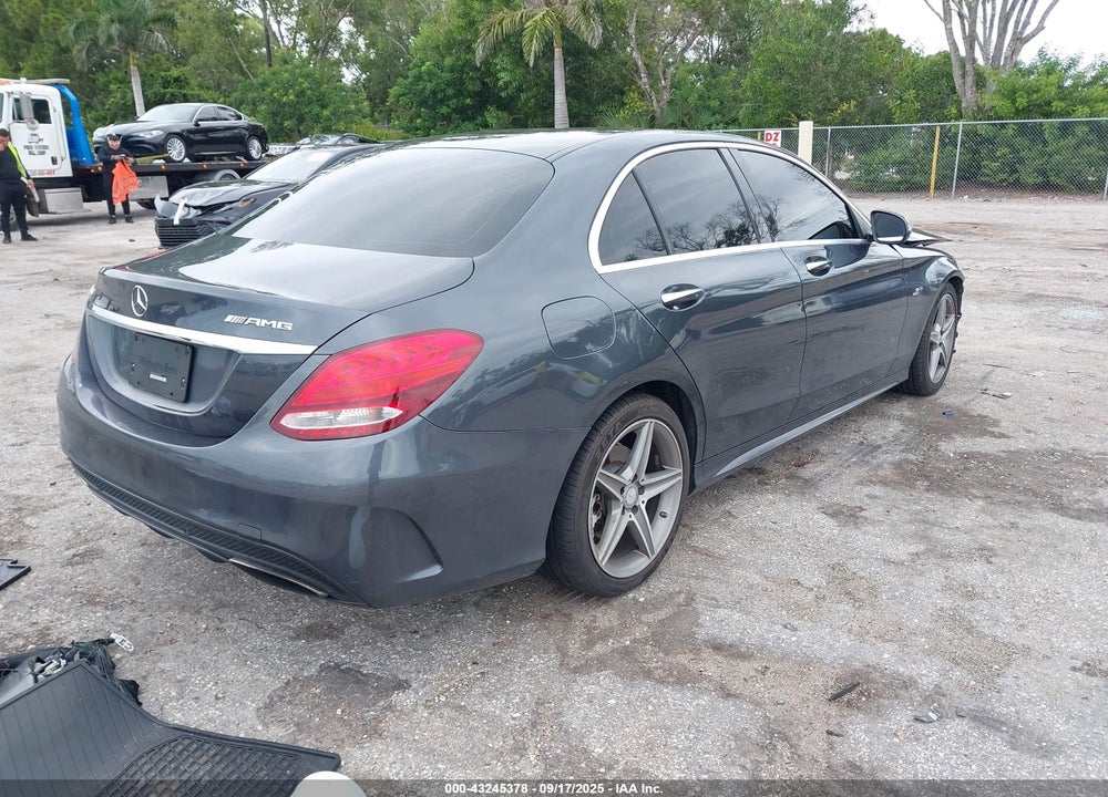 2016 MERCEDES-BENZ C CLASS VIN: WDDWF4JB1GR147696