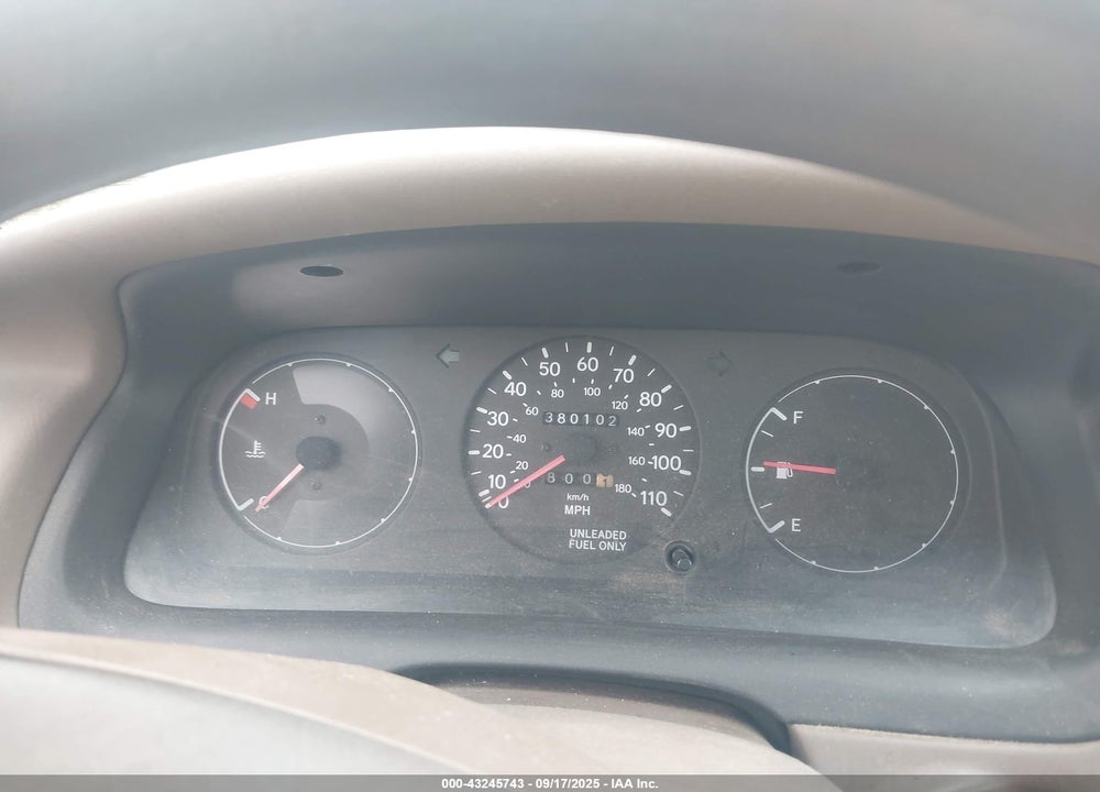 1997 TOYOTA COROLLA DX VIN: 2T1BB02E4VC182620