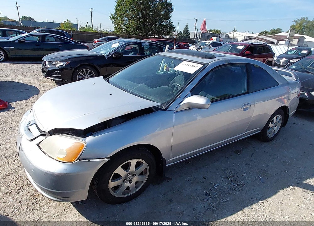 2002 HONDA CIVIC EX VIN: 1HGEM229X2L018736