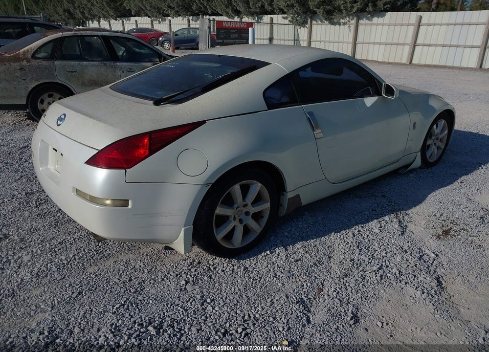 2003 NISSAN 350Z TOURING VIN: JN1AZ34D63T101655