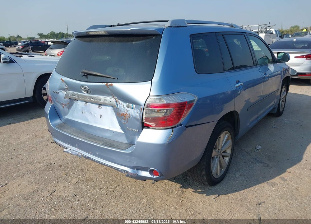 2008 TOYOTA HIGHLANDER HYBRID VIN: JTEEW44A982021570
