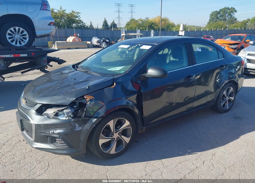2019 CHEVROLET SONIC PREMIER AUTO VIN: 1G1JF5SB1K4124541