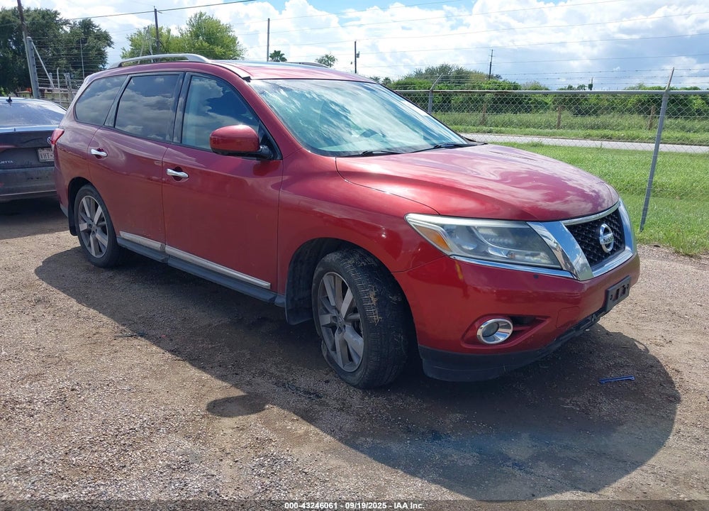 2014 NISSAN PATHFINDER PLATINUM VIN: 5N1AR2MM8EC600544