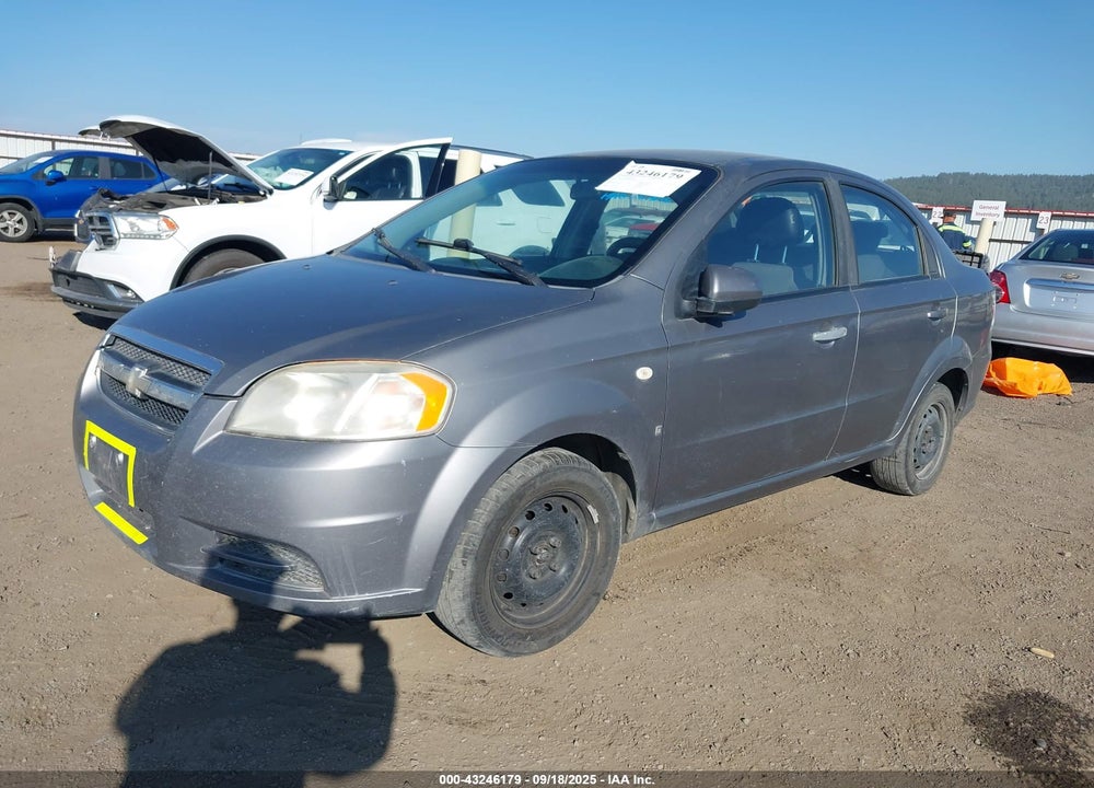 2007 CHEVROLET AVEO LS VIN: KL1TD56637B092964