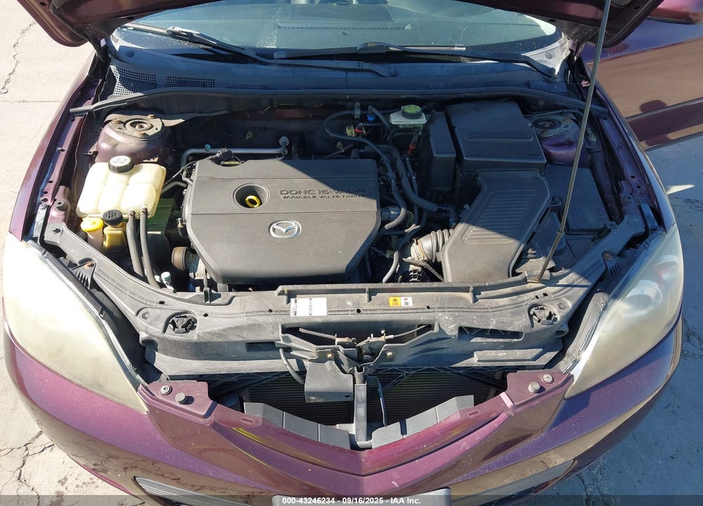 2007 MAZDA 3 VIN: JM1BK344371659809