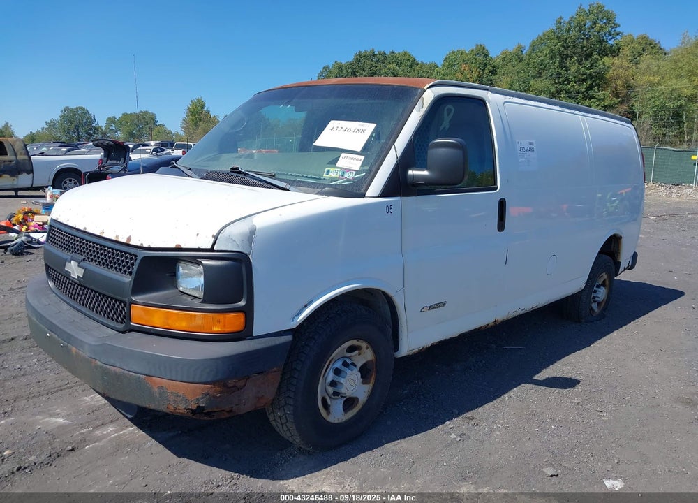 2006 CHEVROLET EXPRESS WORK VAN VIN: 1GCGG25V861110937