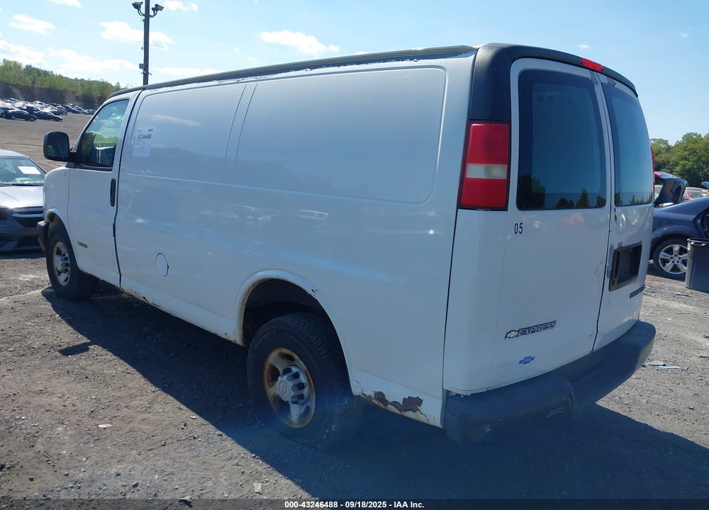 2006 CHEVROLET EXPRESS WORK VAN VIN: 1GCGG25V861110937