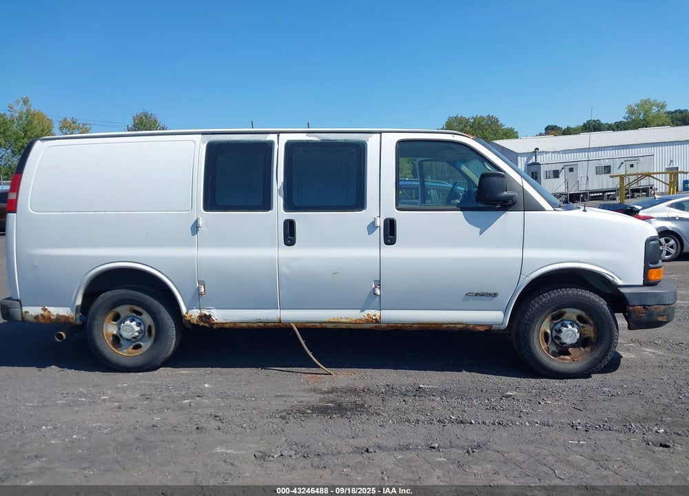 2006 CHEVROLET EXPRESS WORK VAN VIN: 1GCGG25V861110937