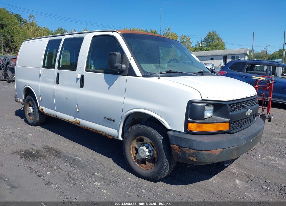 2006 CHEVROLET EXPRESS WORK VAN VIN: 1GCGG25V861110937