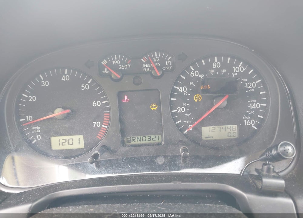 2000 VOLKSWAGEN JETTA GLS VR6 VIN: 3VWSE29M5YM024554
