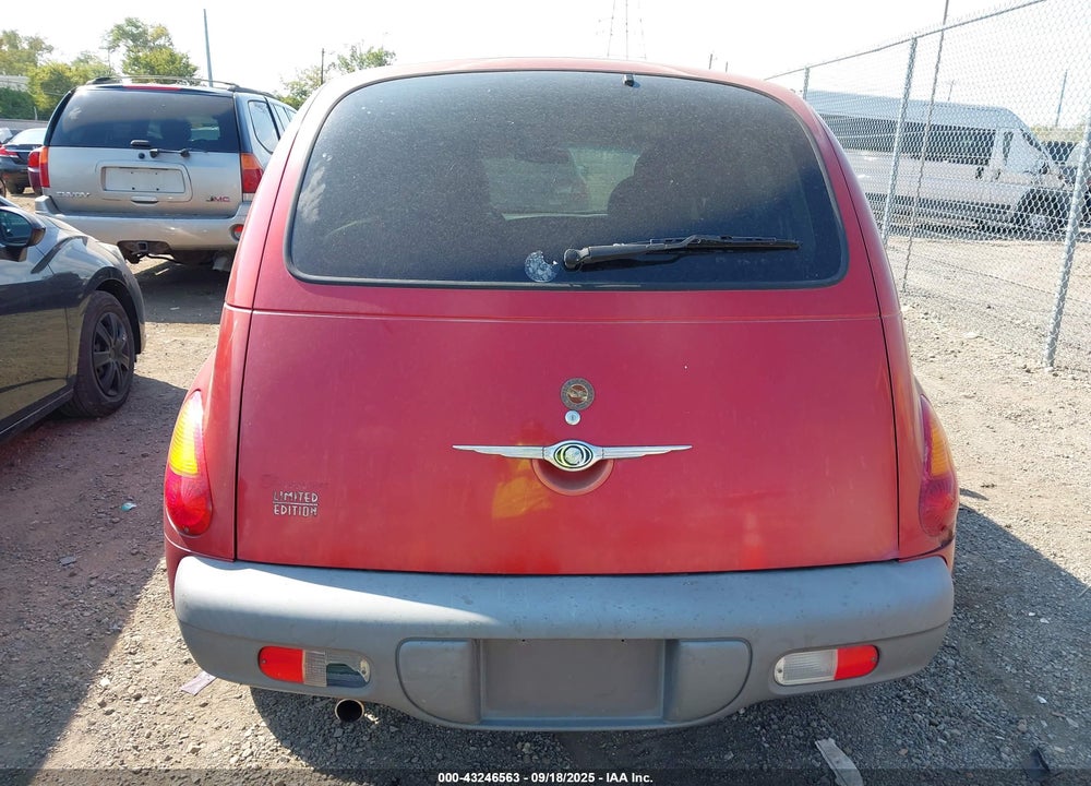 2001 CHRYSLER PT CRUISER VIN: 3C8FY4BB21T321307